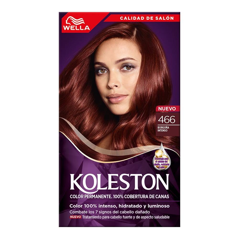 Tinte Para Cabello Koleston 466 Borgoña Intenso 1 Pza Walmart