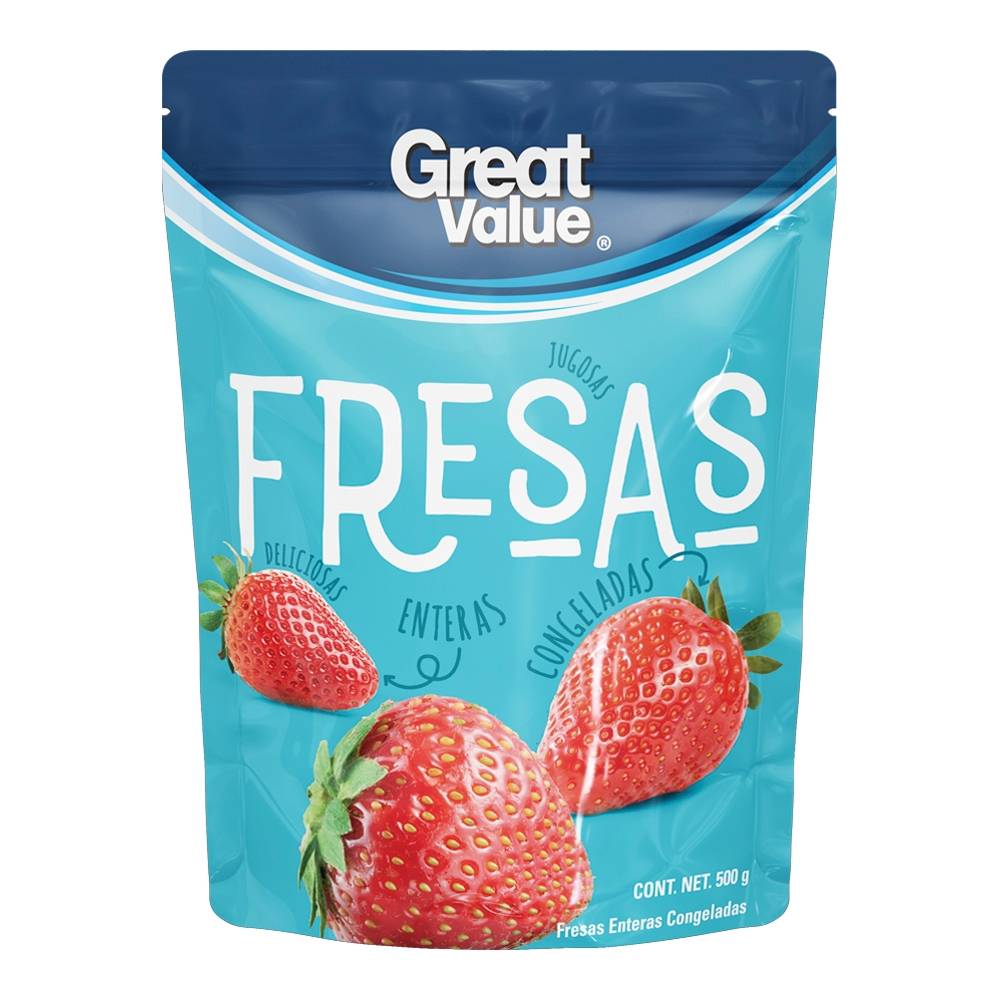 Fresas congeladas Great Value enteras 500 g-imgage-0