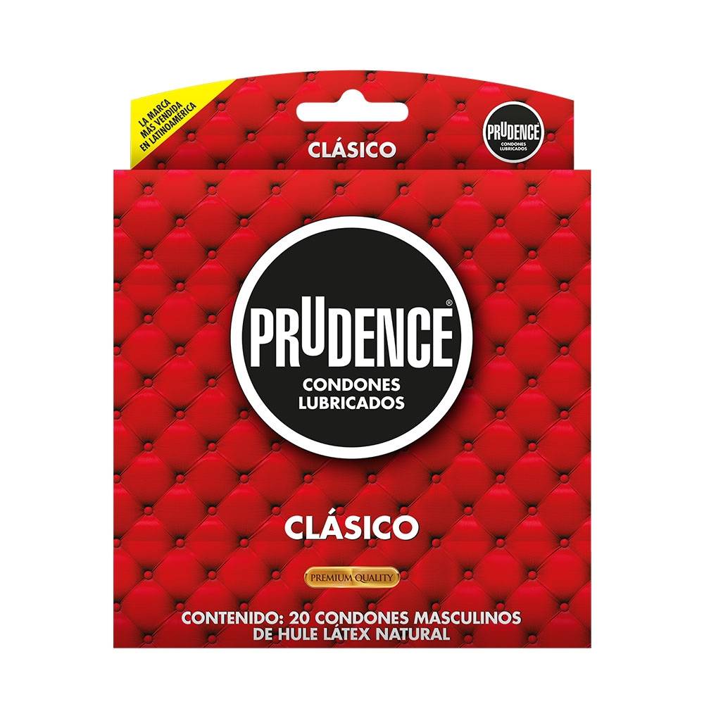 Condones Prudence ClÃ¡sicos 20 pzas