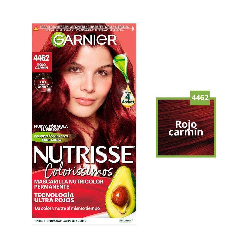 Tinte Para Cabello Garnier Nutrísse Coloríssimos 4462 Rojo