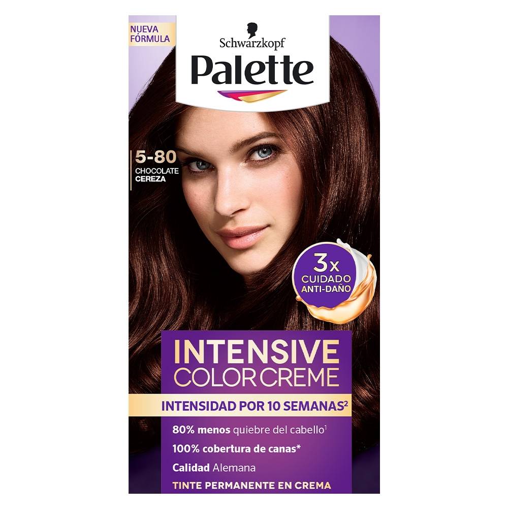 Tinte Para Cabello Palette Color Creme 5 80 Chocolate Cereza