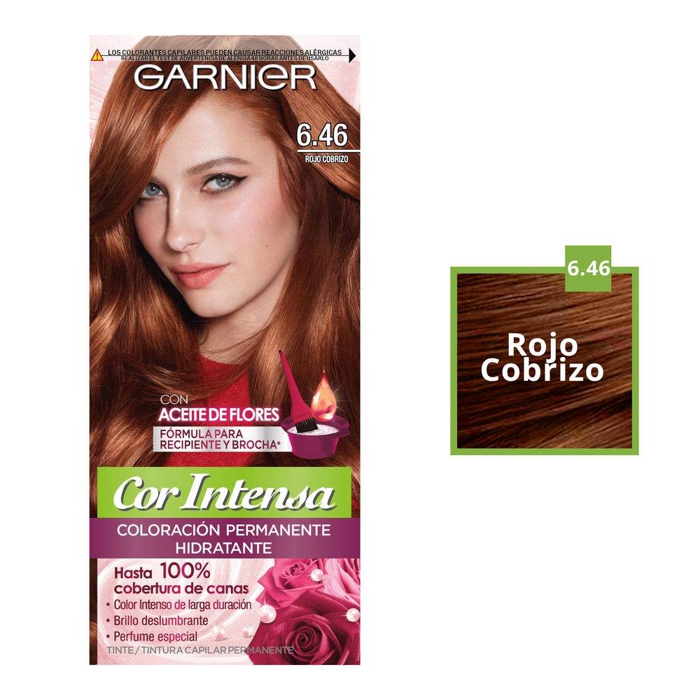 Tinte Garnier Cor Intensa 646 Rojo Cobrizo Rojizo Walmart