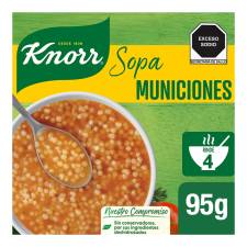 KNORR SOPA POLLO MUNICIONES